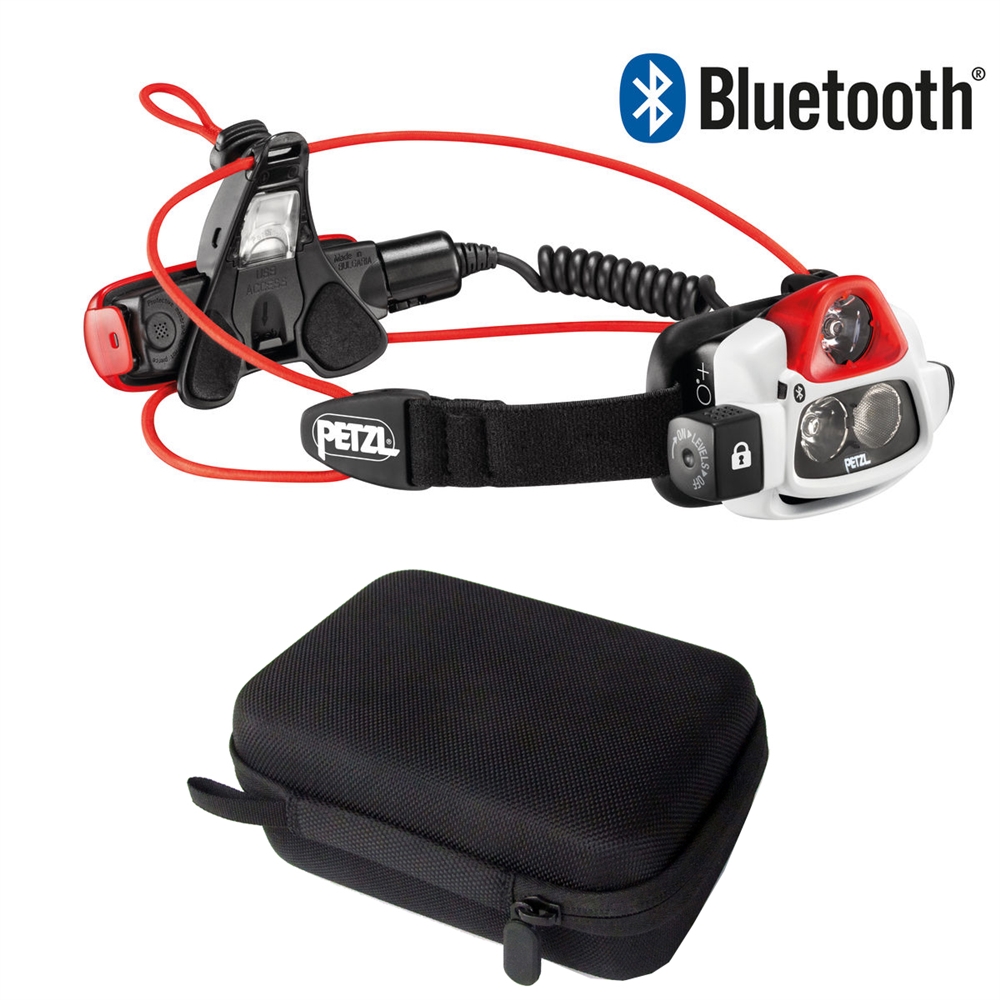 Petzl NAO Plus Headlamp-Reactive Lighting with Bluetooth and Case