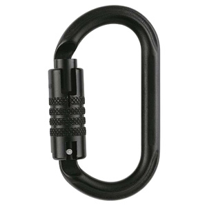 Petzl OXAN TRILOCK carabiner Black :: OmniProGear.com